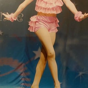 acro jazz dance costume.